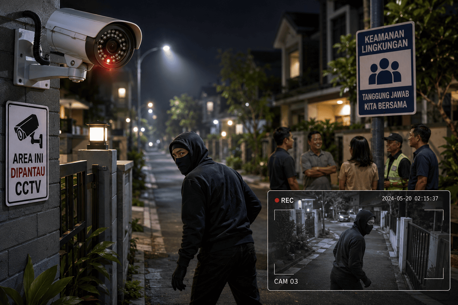 CCTV Tidak Sekedar Memonitoring, Ini Bukti Pencegah Kejahatan !!!